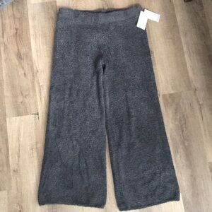 Stars Above pull on wide leg pants super cozy warm fuzzy NWT size Large